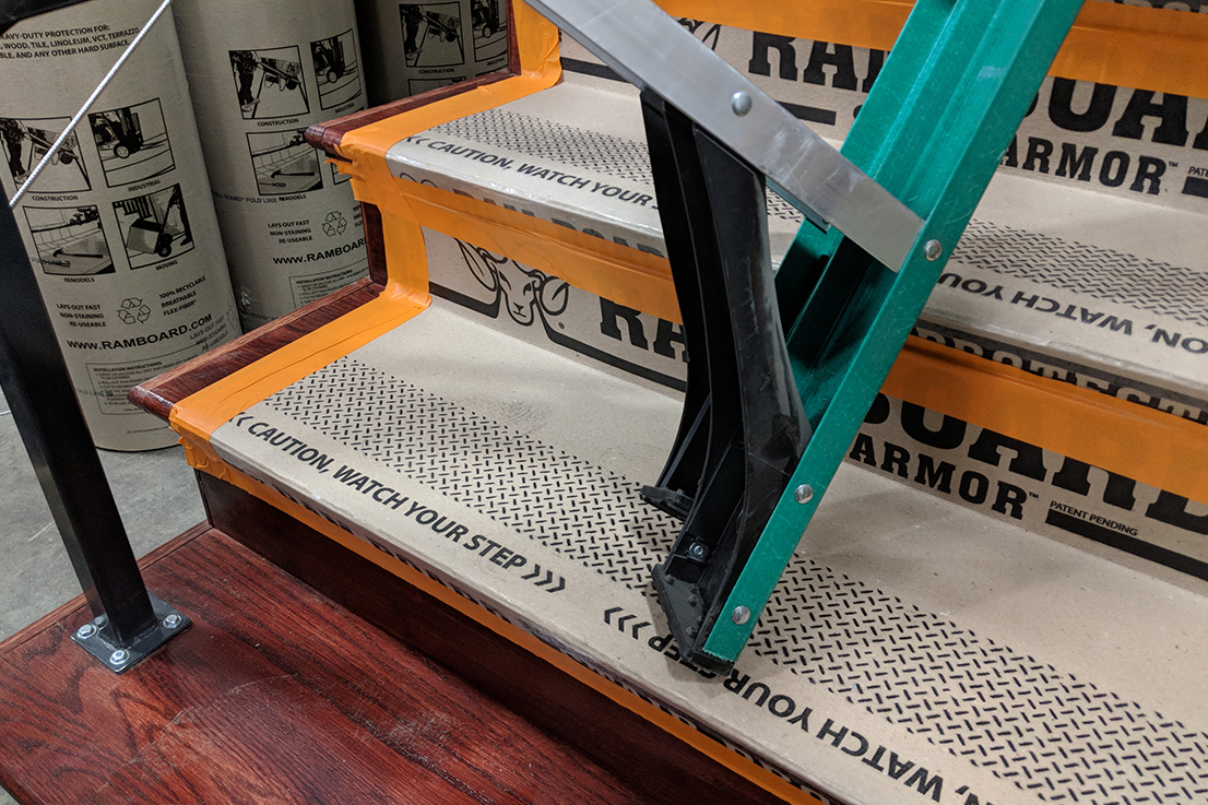 Ram Board stair protector