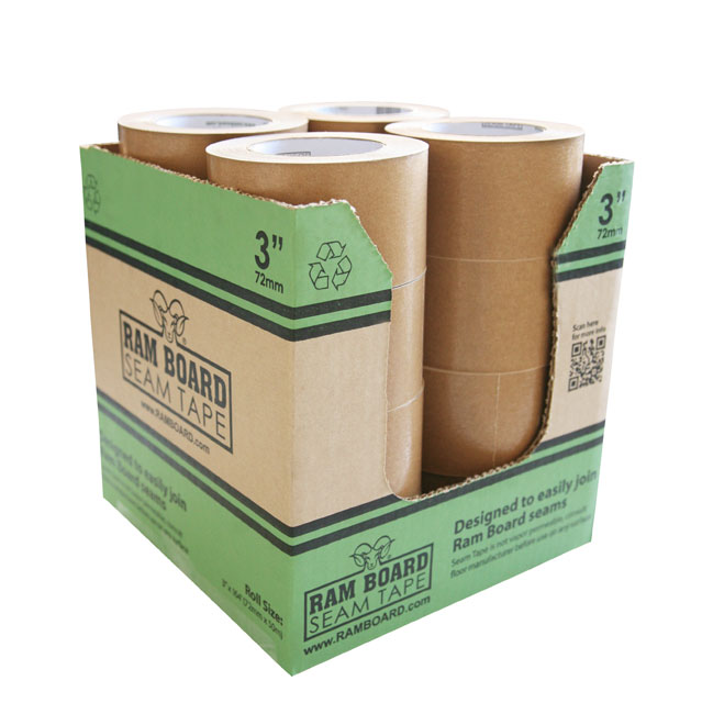 Ram board seam tape in a box