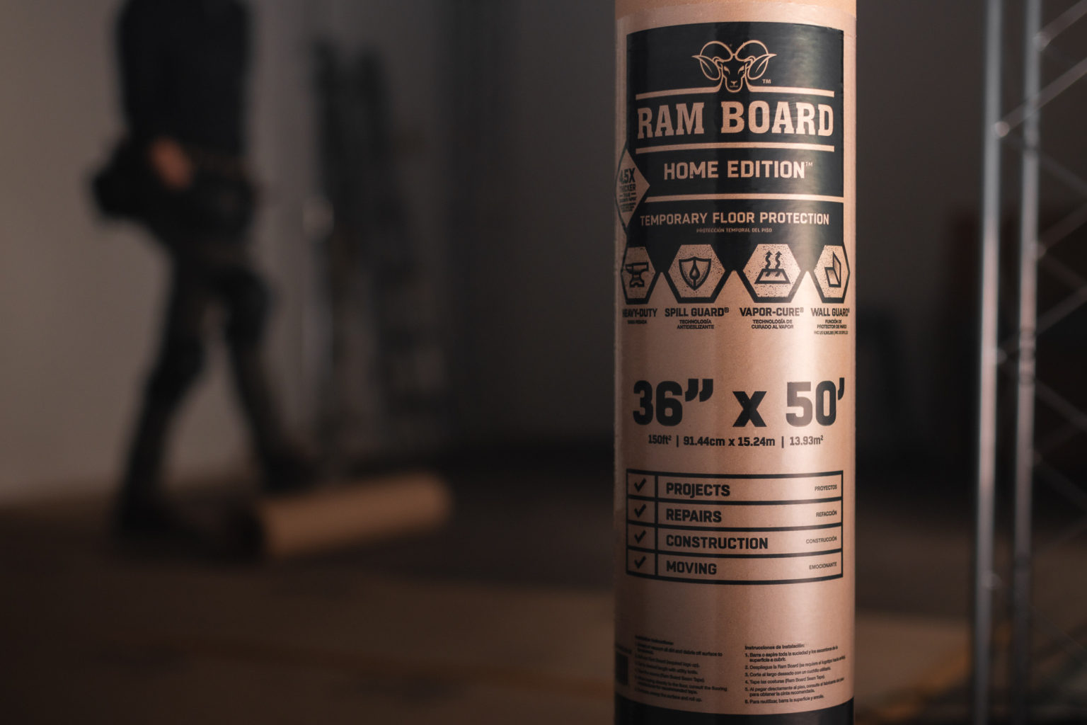 Temporary Floor Protection Ram Board Home Edition®