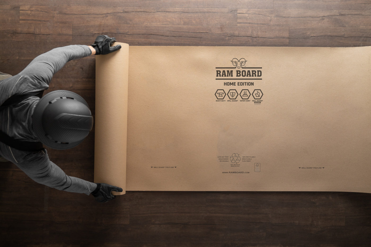 Temporary Floor Protection Ram Board Home Edition®