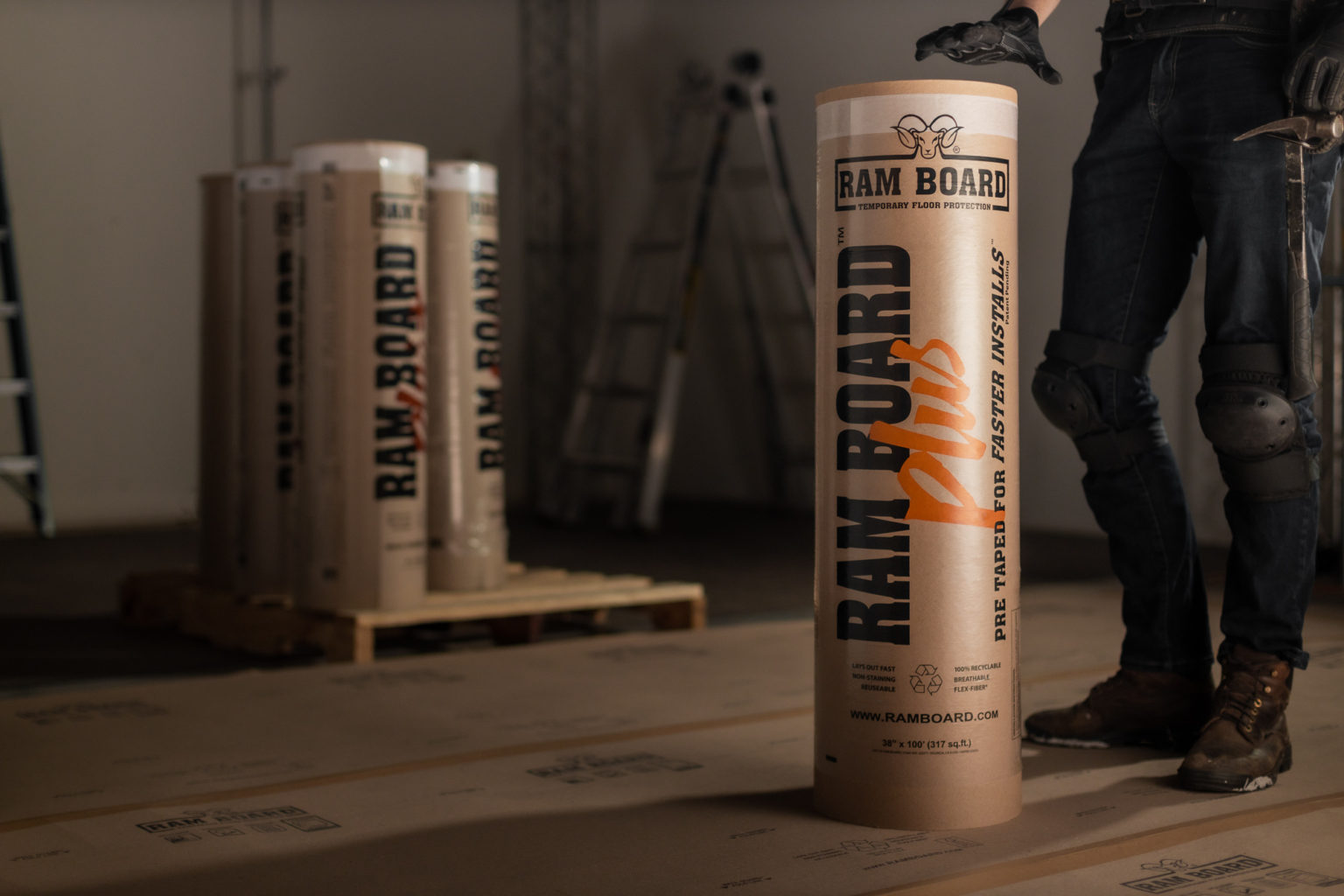 Floor Protection Board Ram Board Plus®