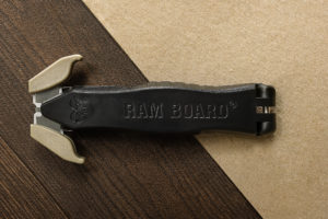 Close-up van ram board cutter tool