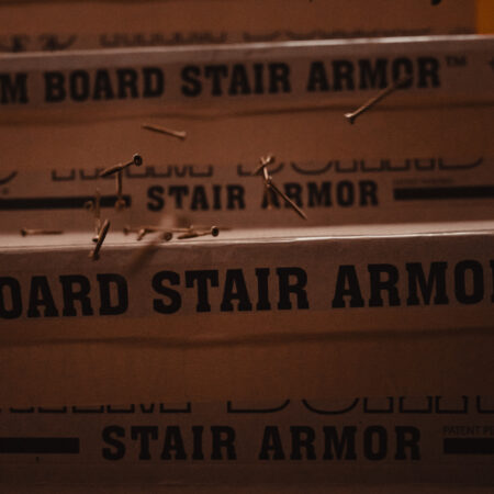 nails dropping on stair armor