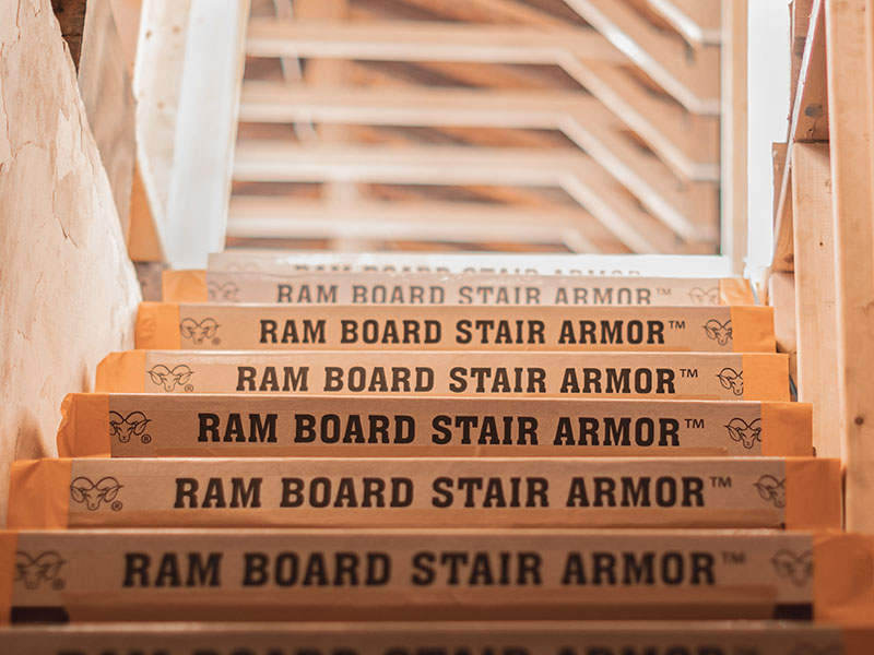 Ram Board 34 x 19inch Stair Armor Stair Protectors 6pk Remodel 