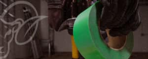 green adhesive tape for surface protection