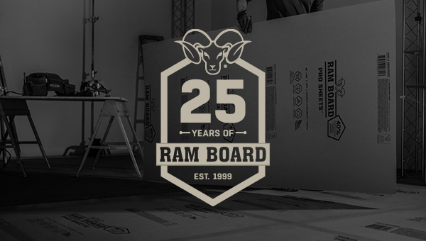 25 years of ram board logo