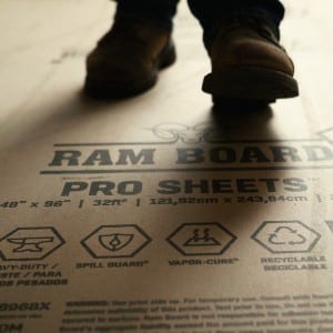 ram board pro sheets in use