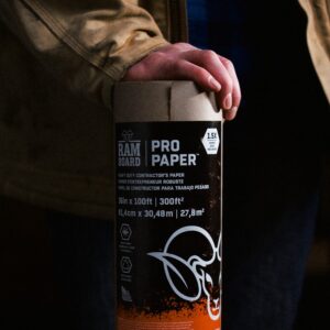 hand holding up ram board pro paper
