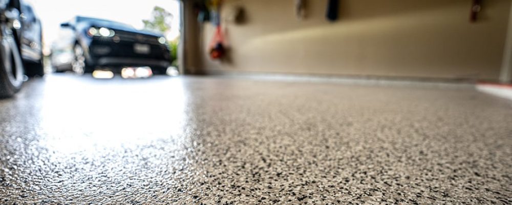 Epoxy floor in garage
