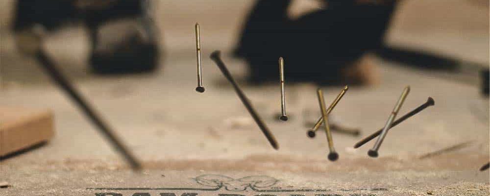 nails falling on ram board